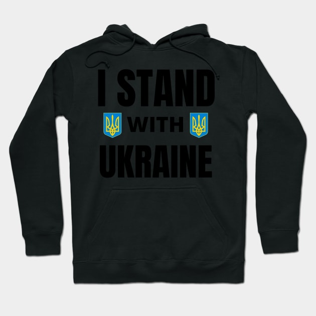 I Stand With Ukraine Hoodie by yassinebd